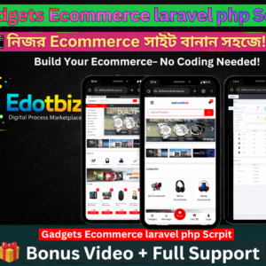 Responsive Laravel Ecommerce Script with Admin Panel | Edotbiz.com