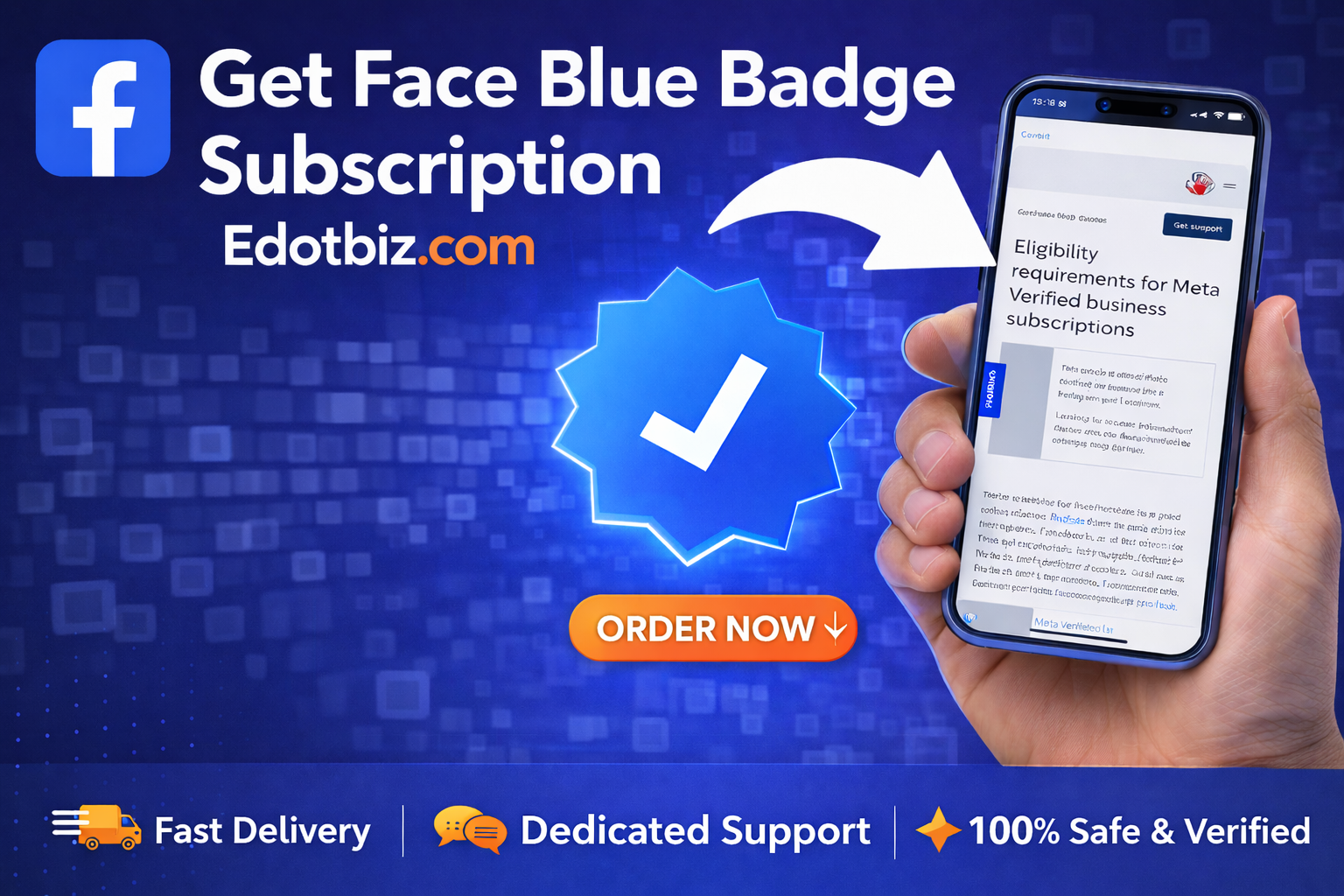 ✅ Facebook Blue Tick Verification Service | Fast & Secure |
