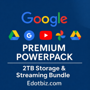 Google Premium PowerPack – 2TB Storage & Streaming Bundle