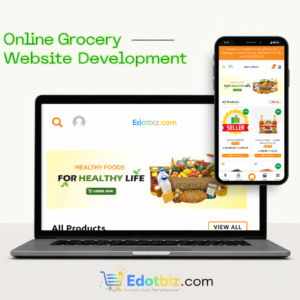 Mobile Responsive Grocery Website Development (WordPress) | Edotbiz.com