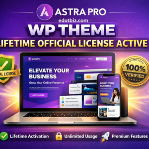Astra Pro WordPress Theme – Lifetime Activated Official License