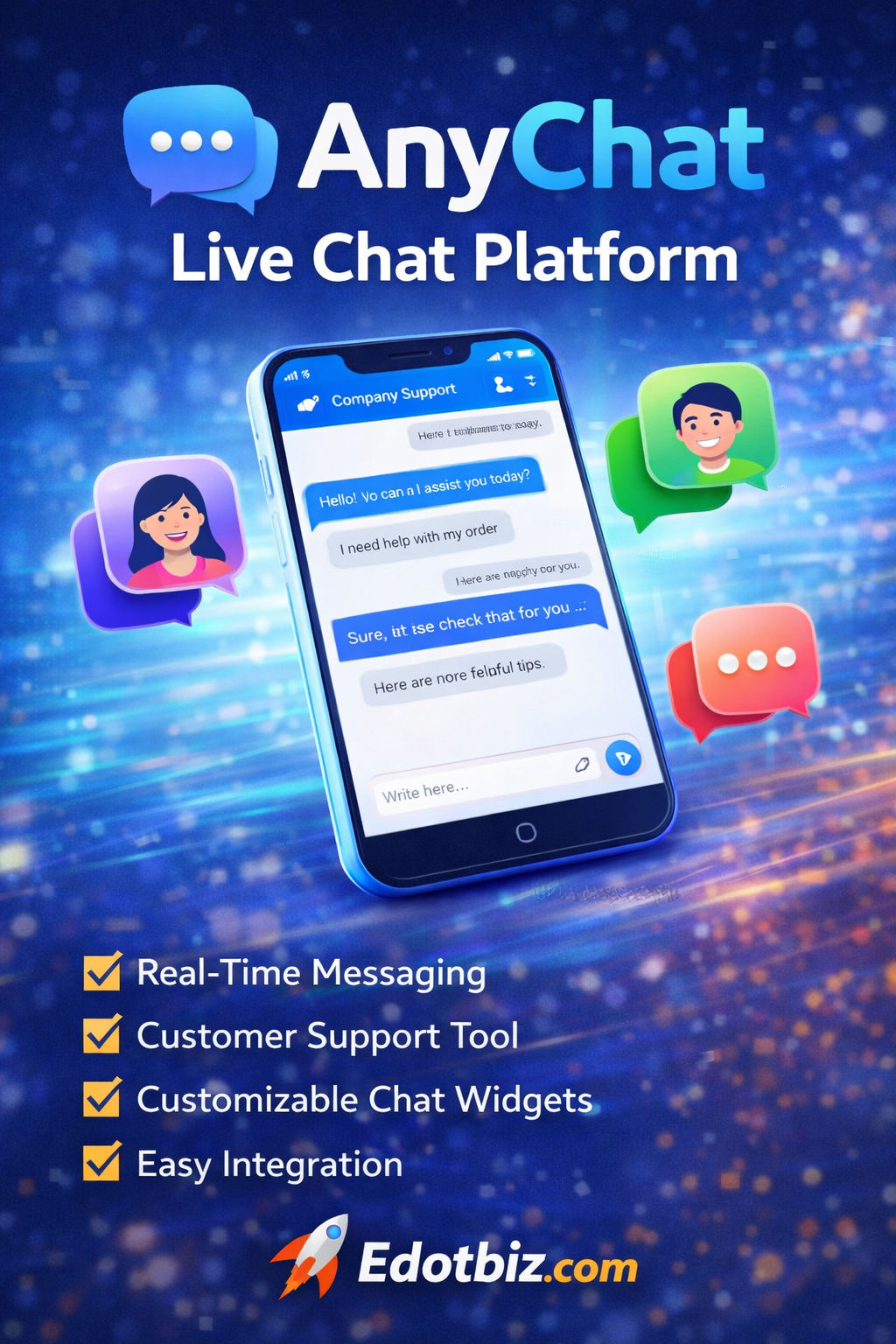 AnyChat–All-in-One Live Chat & AI Messaging Platform