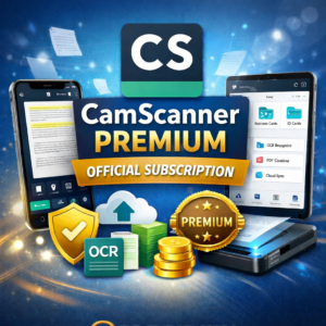 CamScanner Premium Official Subscription–1 Month (Android & iOS)